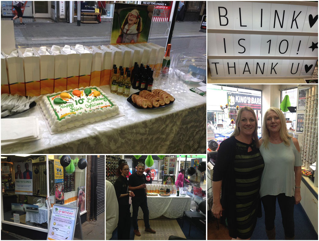 Blink Opticians Celebrate their 10th Anniversary